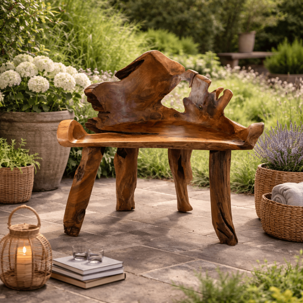 Woodland Teak Root Chair - Smallhill Furniture Co.