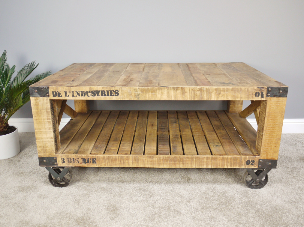 Large Industrial Coffee Table