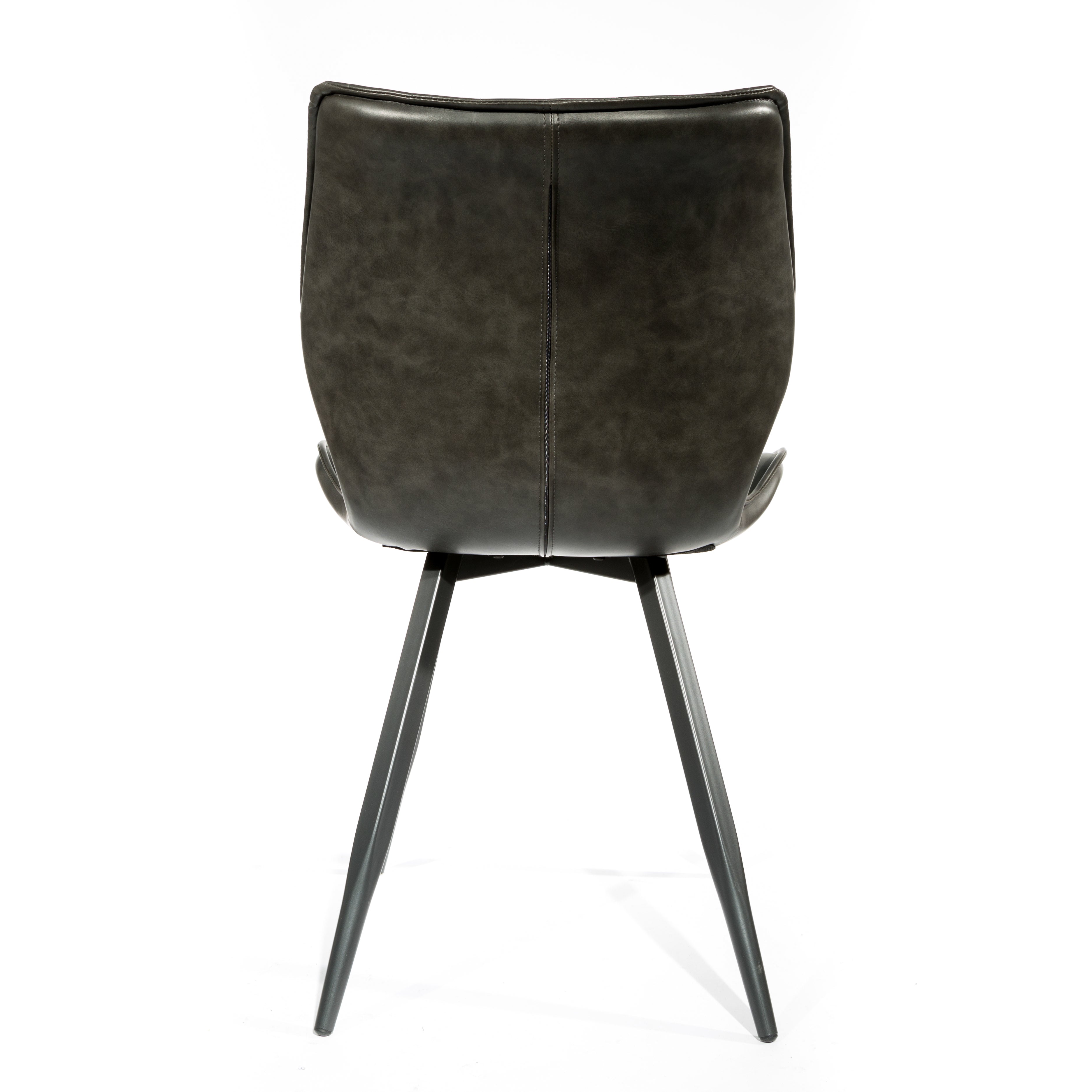 Alfa Dining Chair Vegan Leather Grey