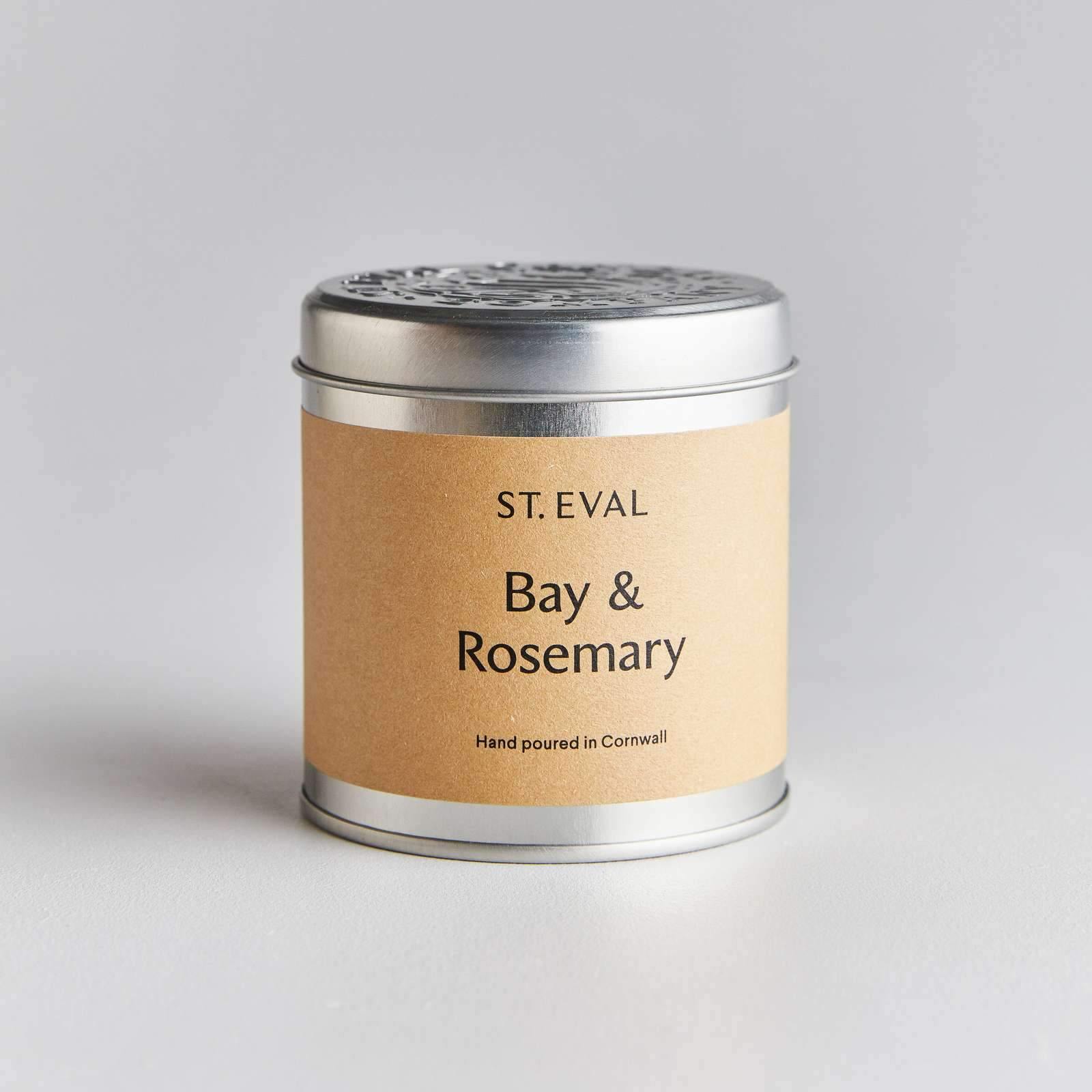Bay & Rosemary Scented Tin Candle - Smallhill Furniture Co.