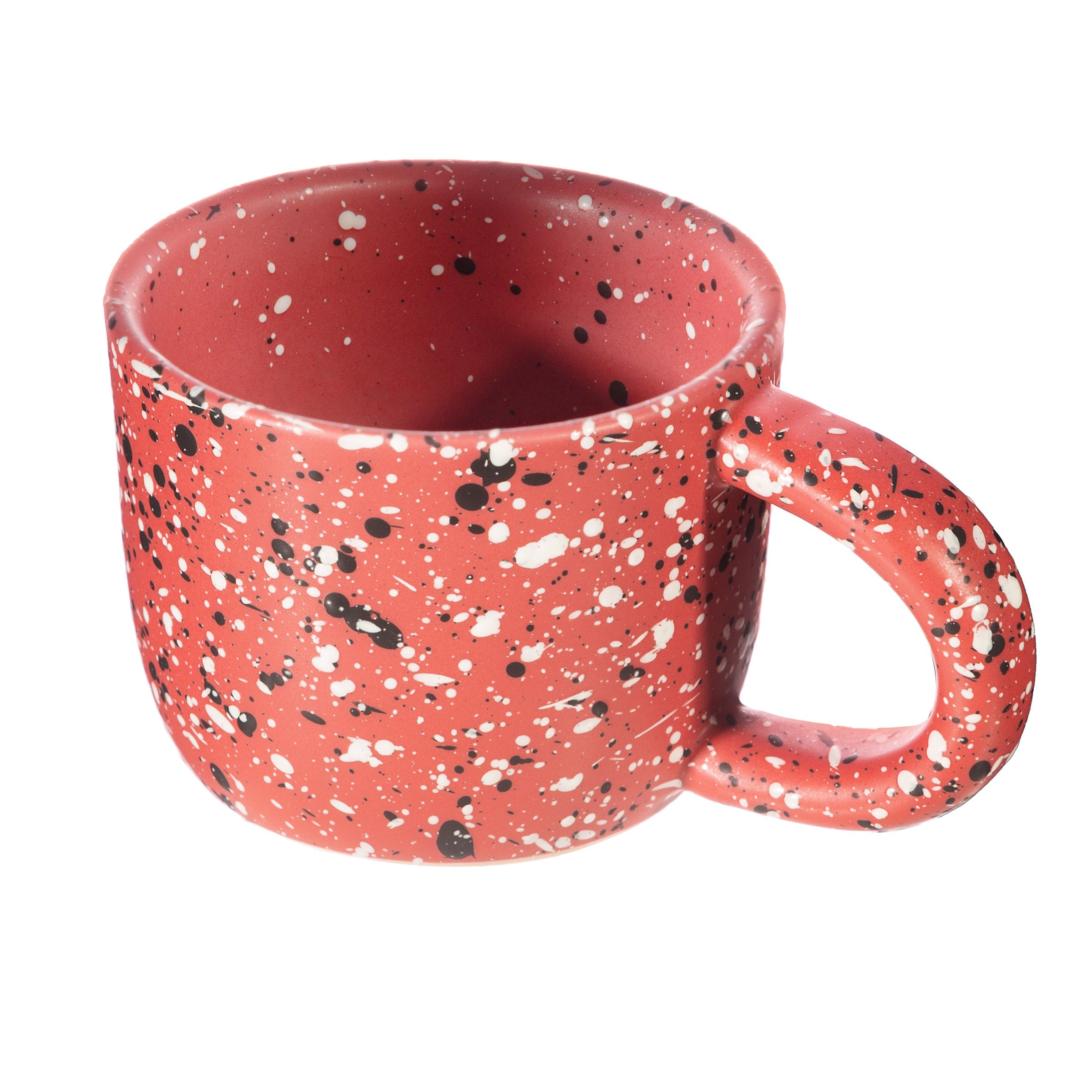 Brick Red Terrazzo Speckled Mug