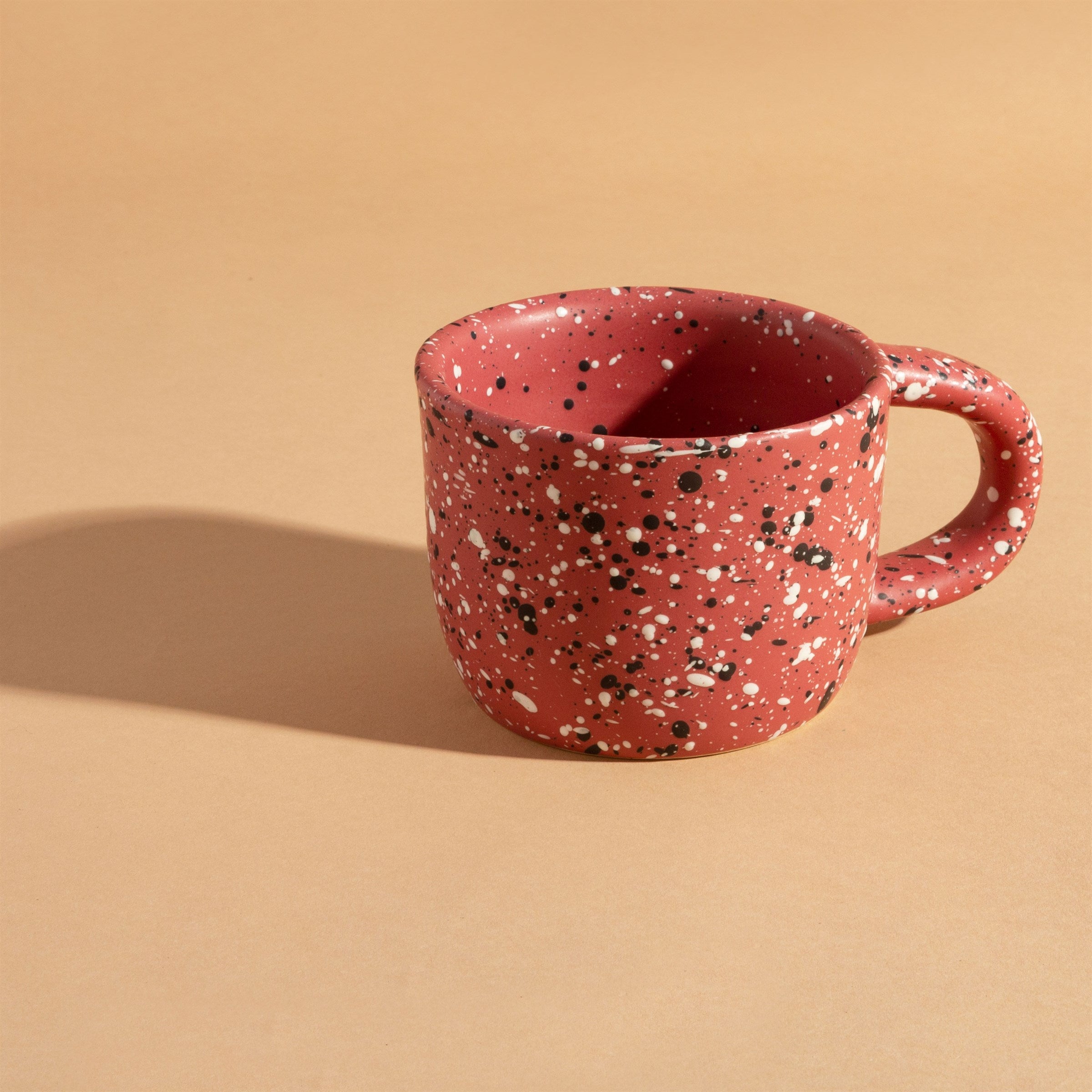 Brick Red Terrazzo Speckled Mug