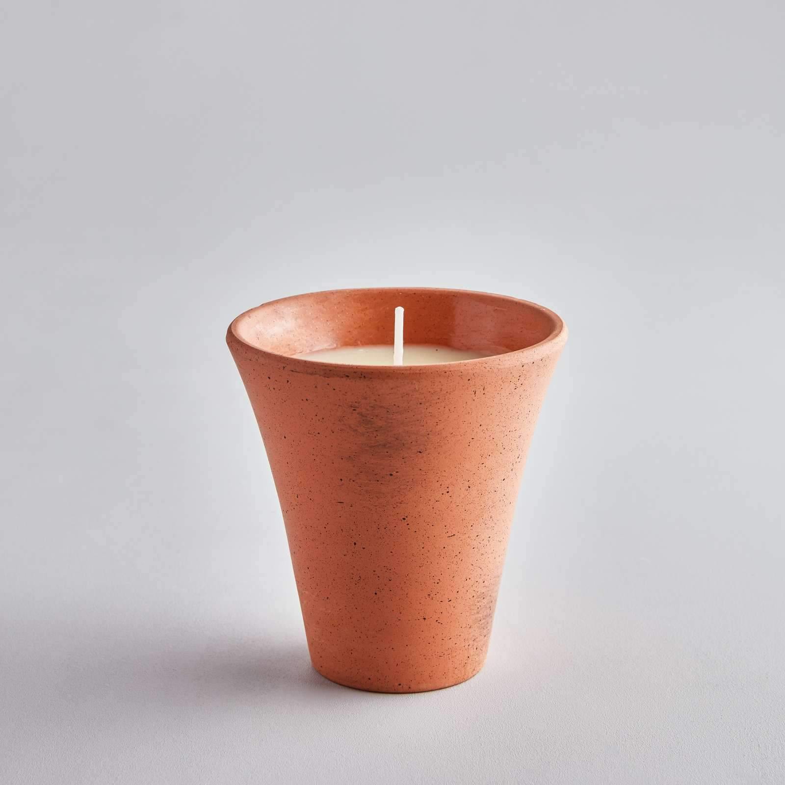 Thyme & Mint Scented Potted Candle (Large) - Smallhill Furniture Co.