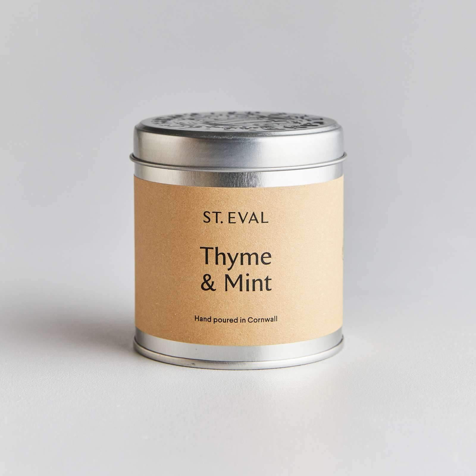Thyme & Mint Scented Tin Candle - Smallhill Furniture Co.